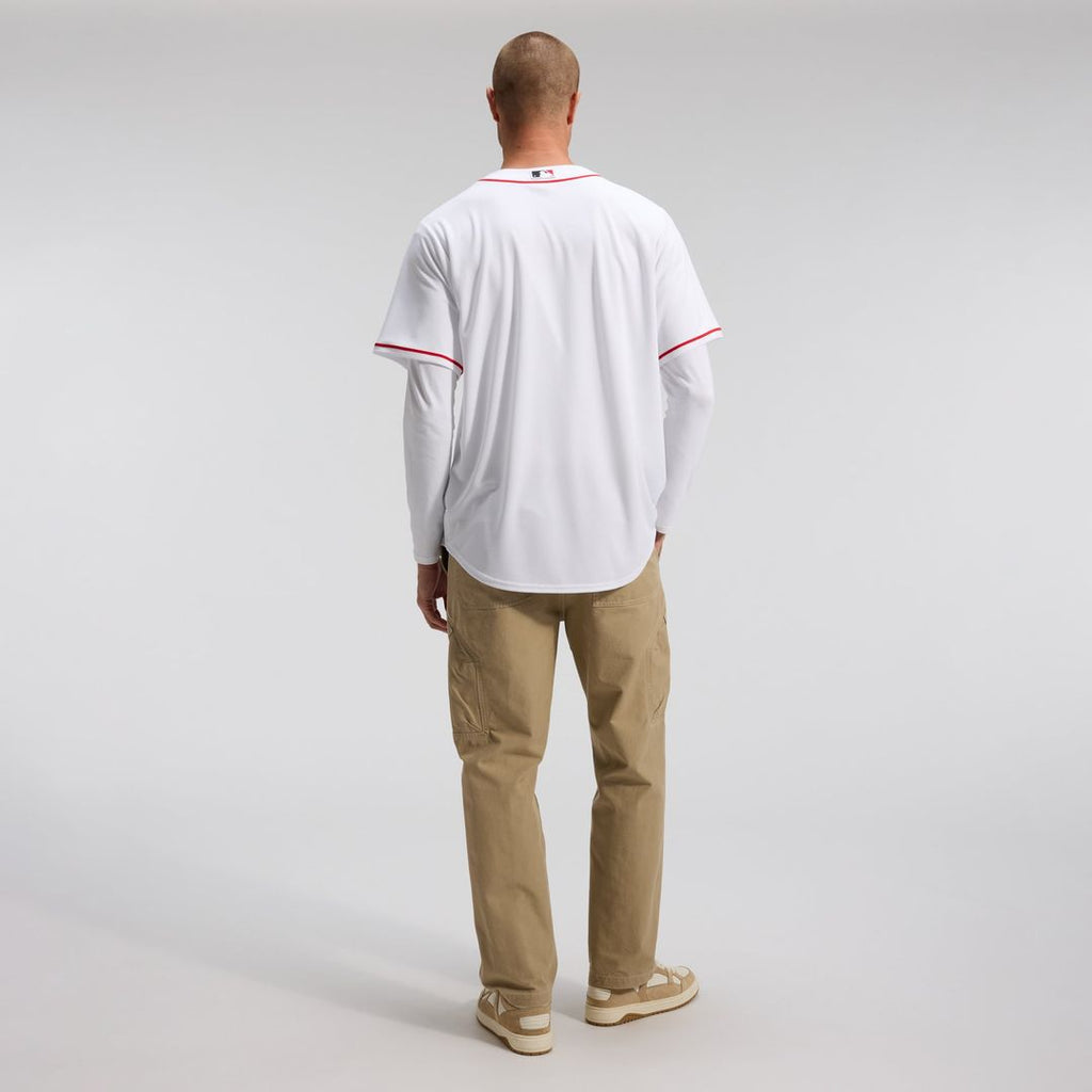 Cincinnati Reds Nike White Home Replica Team Jersey product image 4, provided for visual reference and product detail review