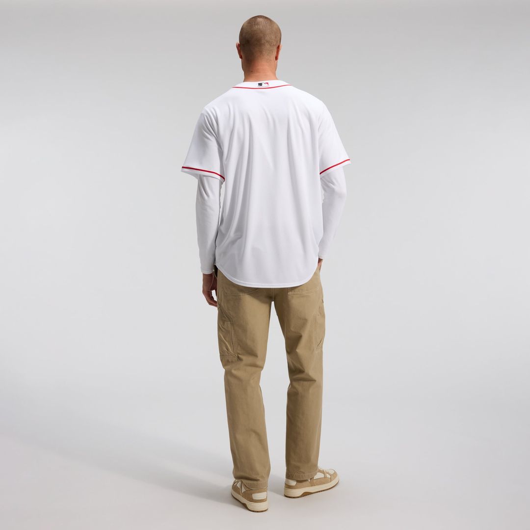 Cincinnati Reds Nike White Home Replica Team Jersey product image 4, provided for visual reference and product detail review