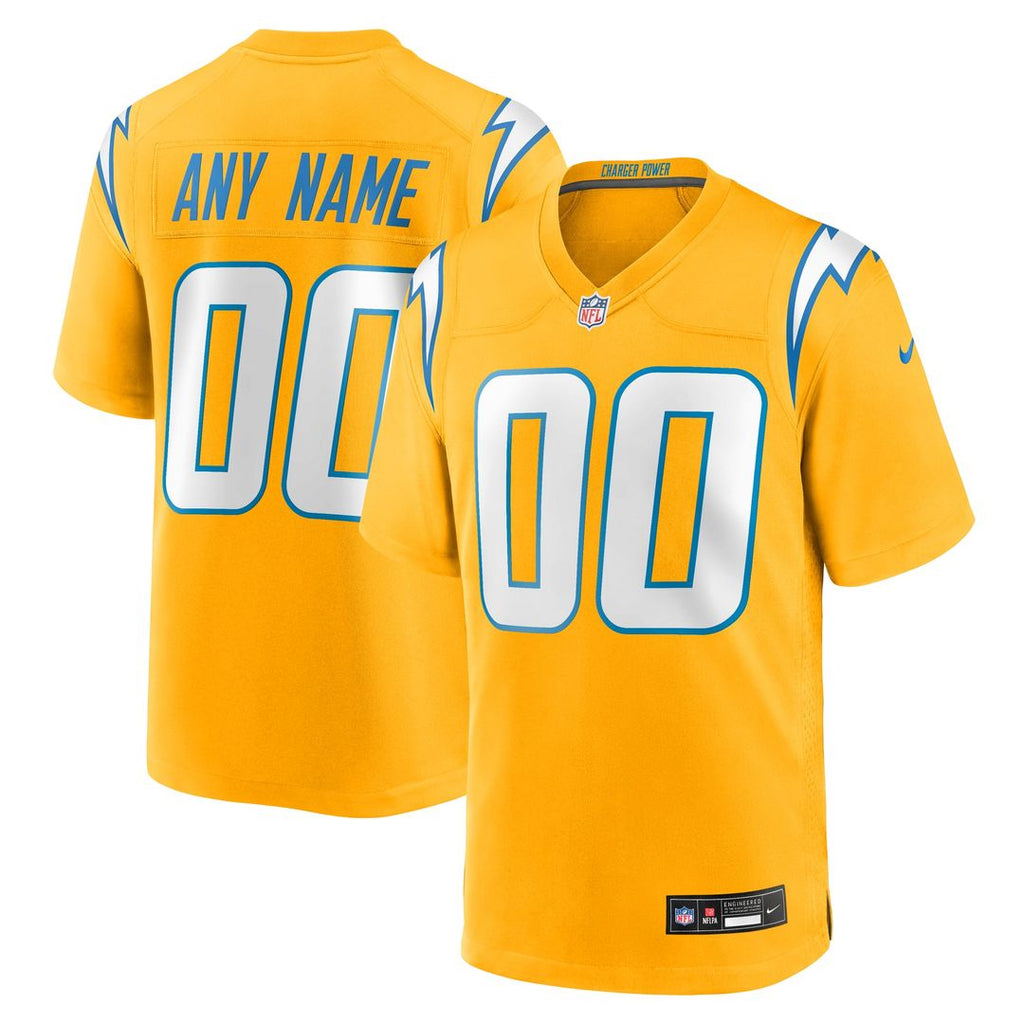 Los Angeles Chargers Nike Powder Blue Custom Game Jersey product image 20, provided for visual reference and product detail