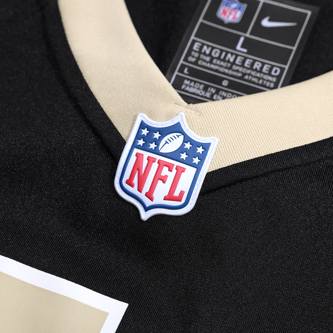 New Orleans Saints Chris Rumph II Nike Black Team Game Jersey product image 4, provided for visual reference and product