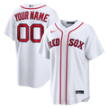 Boston Red Sox Nike White Home Replica Custom Jersey product image 1, provided for visual reference and product detail review