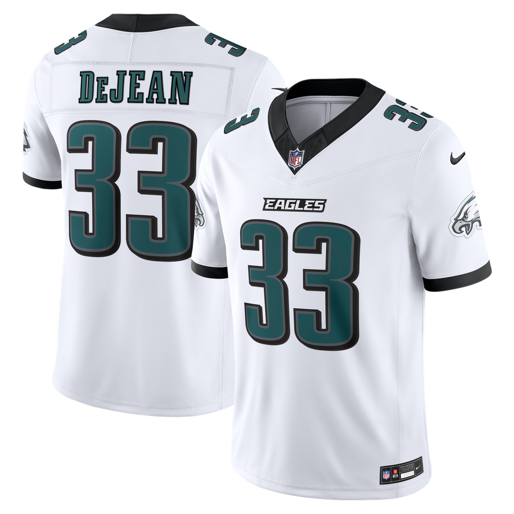 Philadelphia Eagles Cooper DeJean Nike Kelly Green Alternate Vapor F.U.S.E. Stitched Limited Jersey product image 7,