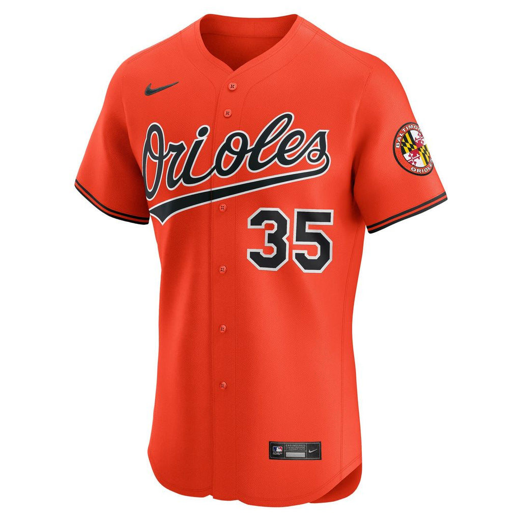 Baltimore Orioles Adley Rutschman Nike White Home Elite Jersey product image 8, provided for visual reference and product