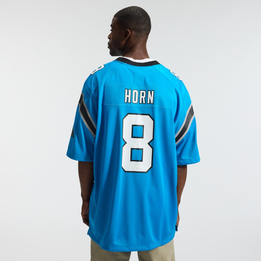 Carolina Panthers Jaycee Horn Nike Blue Alternate Game Jersey product image 3, provided for visual reference and product