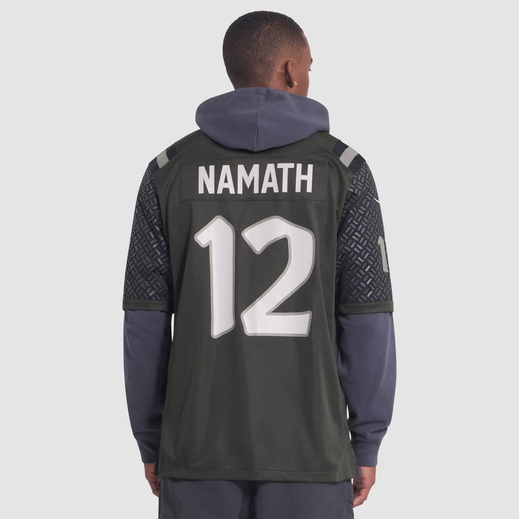 New York Jets Joe Namath Nike Green Rivalries Collection Retired Player Game Jersey product image 5, provided for visual