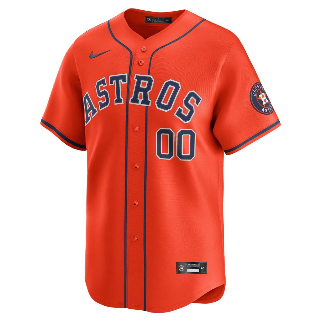 Houston Astros Nike White Home Limited Custom Jersey product image 8, provided for visual reference and product detail review