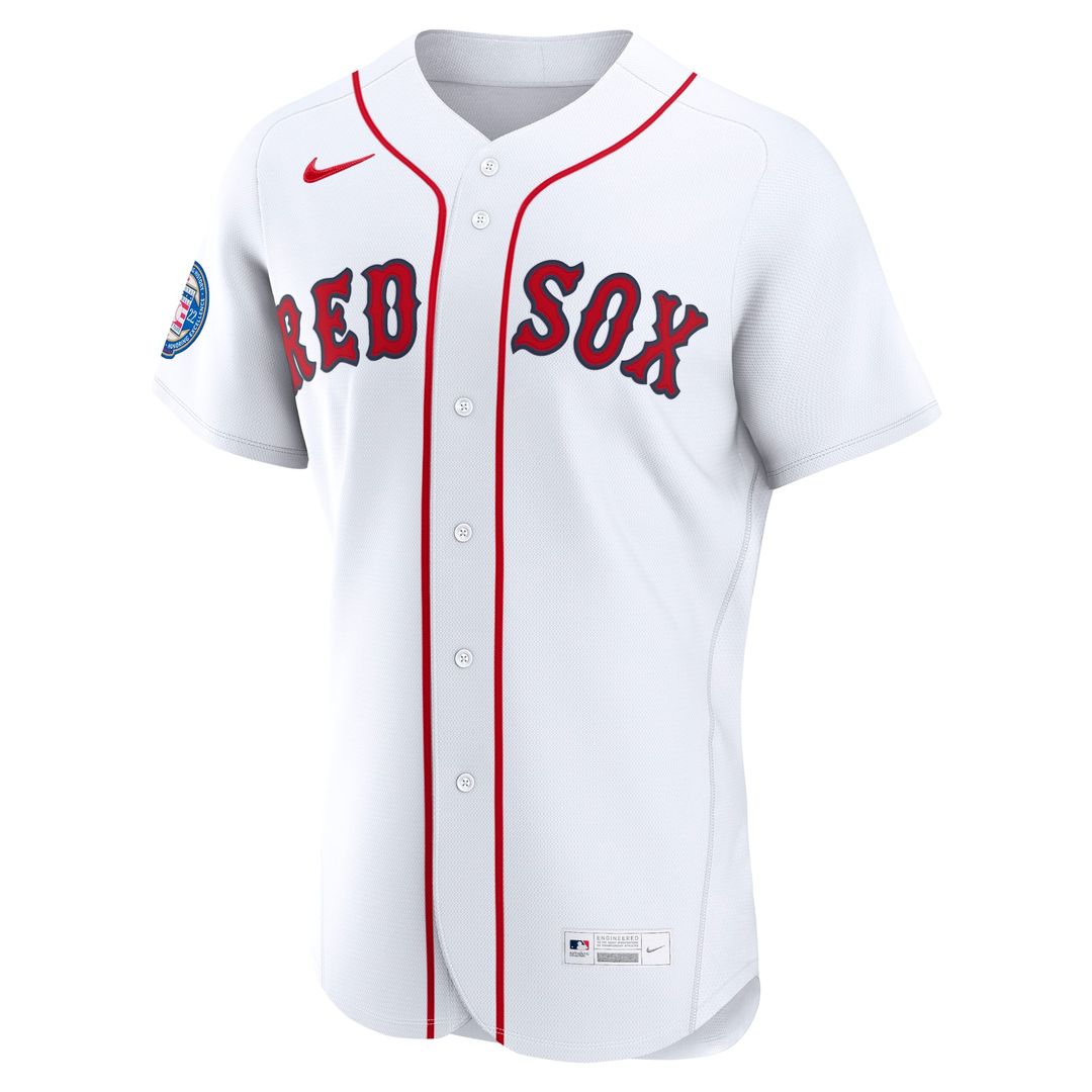 Boston Red Sox David Ortiz Nike White Home Authentic Retired 2022 Hall of Fame Patch Jersey product image 2, provided for