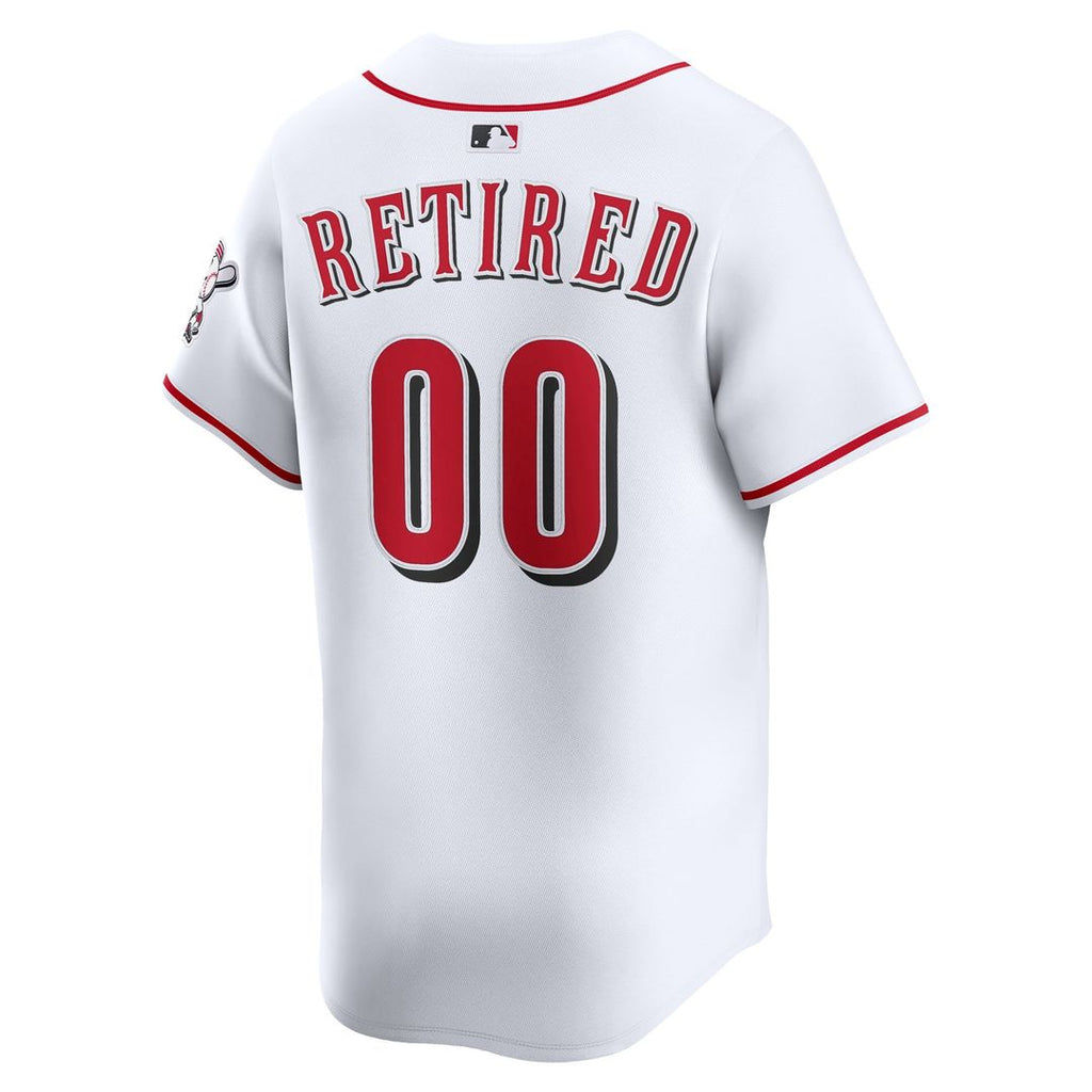 Cincinnati Reds Nike White Home Limited Pick-A-Player Retired Roster Jersey product image 3, provided for visual reference