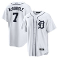 Detroit Tigers Kevin McGonigle Nike White Home Replica Jersey product image 1, provided for visual reference and product