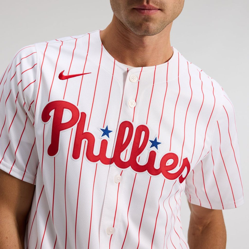 Philadelphia Phillies Nike White Home Limited Jersey product image 8, provided for visual reference and product detail review