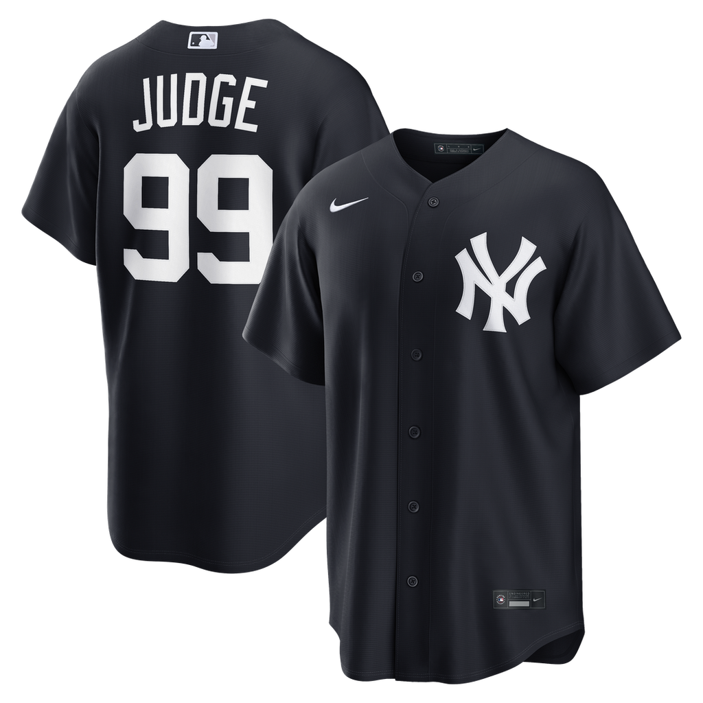 New York Yankees Aaron Judge Nike Gray Road Replica Jersey product image 7, provided for visual reference and product detail