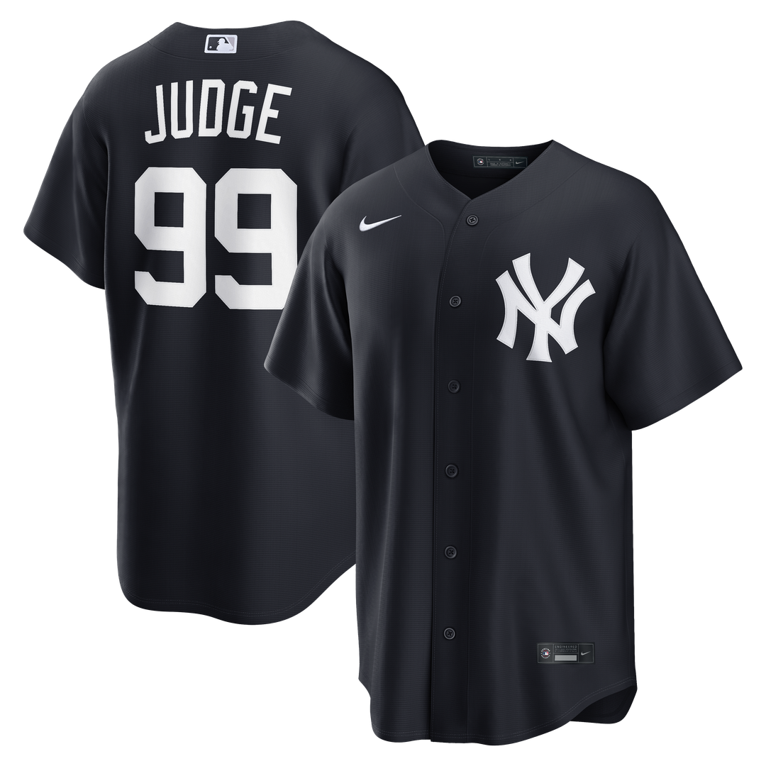 New York Yankees Aaron Judge Nike Gray Road Replica Jersey product image 7, provided for visual reference and product detail