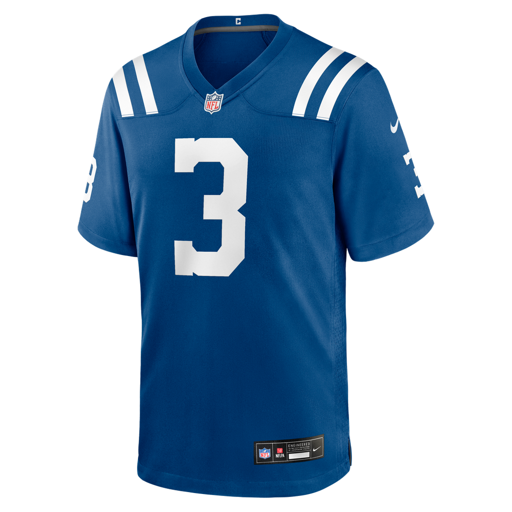 Indianapolis Colts Spencer Shrader Nike Royal Team Game Jersey product image 2, provided for visual reference and product