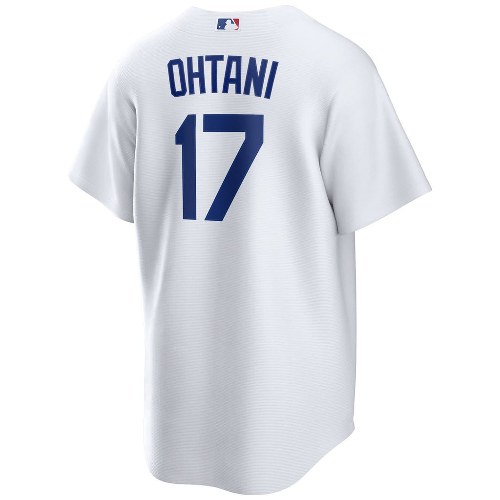 Los Angeles Dodgers Shohei Ohtani Nike White Home Replica Player Jersey product image 3, provided for visual reference and