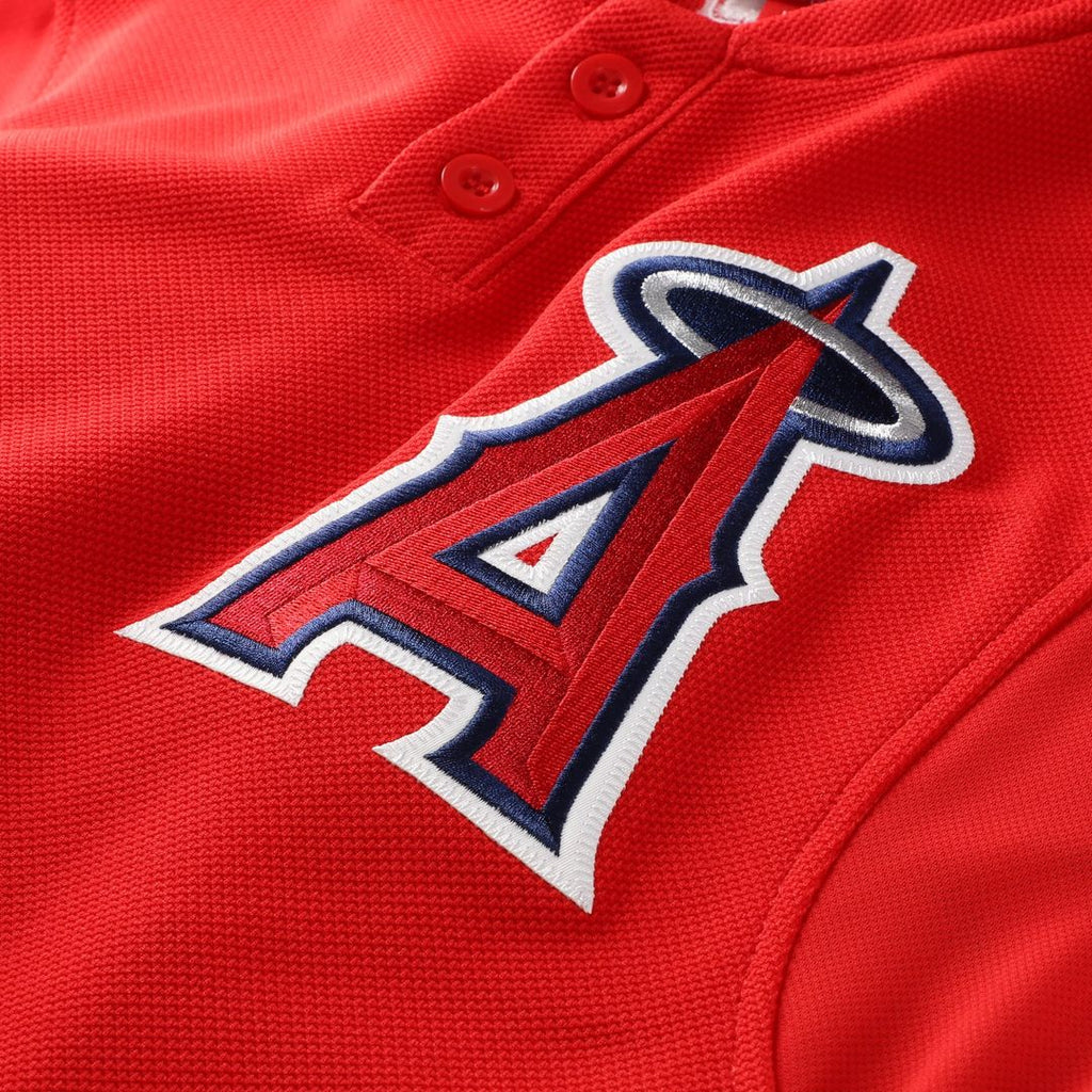 California Angels Vladimir Guerrero Mitchell & Ness Red Authentic Batting Practice Jersey product image 4, provided for