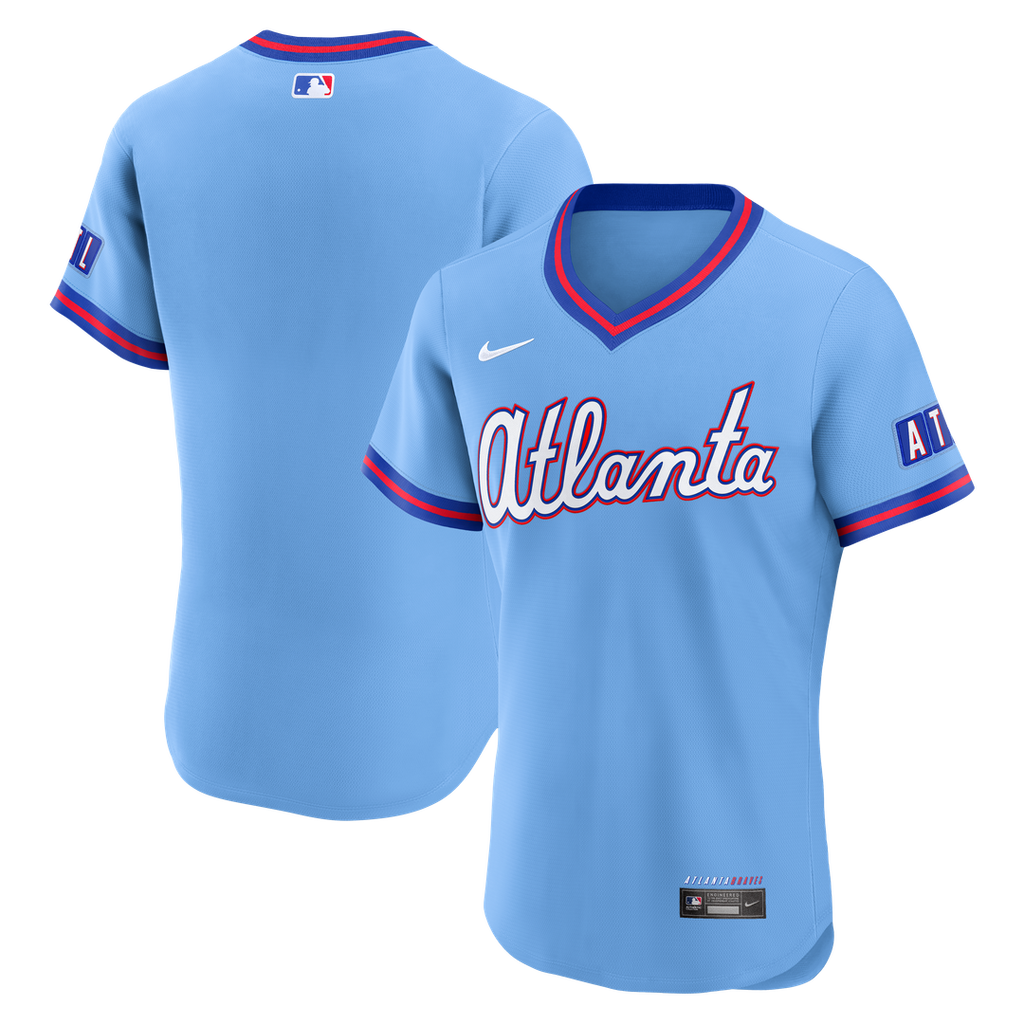 Atlanta Braves Nike Powder Blue 2026 City Connect Authentic Jersey product image 1, provided for visual reference and