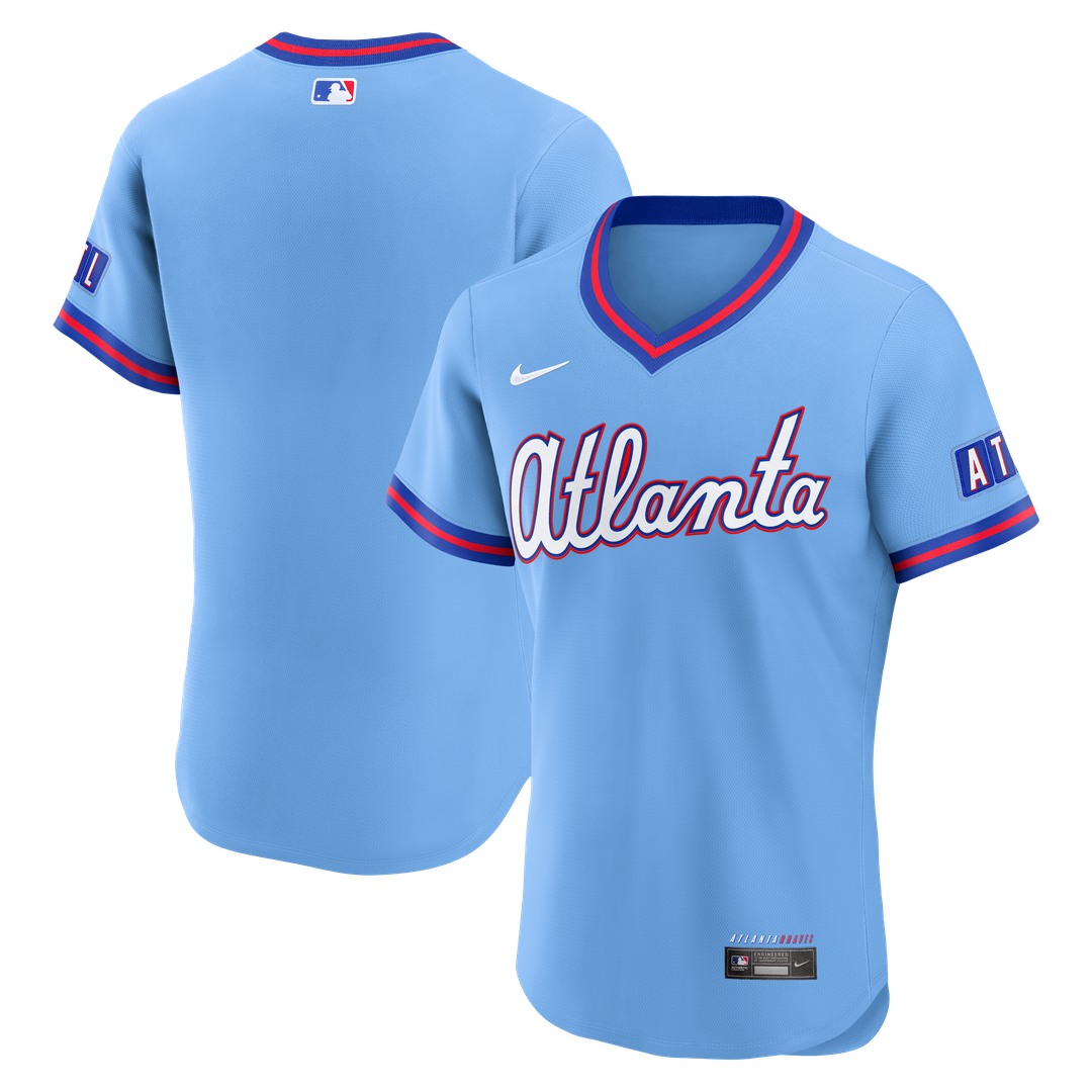 Atlanta Braves Nike Powder Blue 2026 City Connect Authentic Jersey product image 1, provided for visual reference and