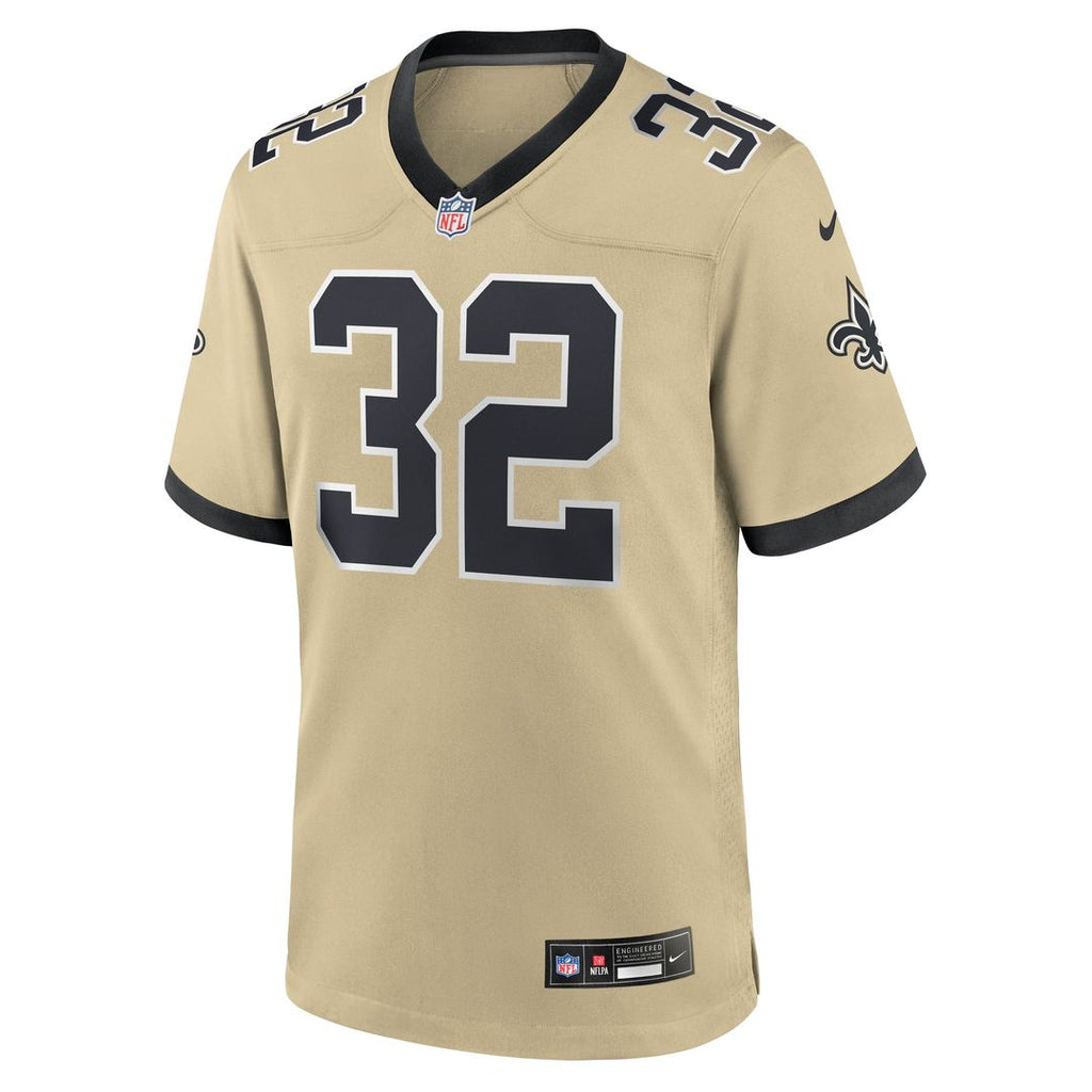 New Orleans Saints Tyrann Mathieu Nike Gold Gameday Golds Alternate Game Player Jersey product image 2, provided for visual