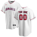 Los Angeles Angels Nike White Home Replica Custom Jersey product image 1, provided for visual reference and product detail