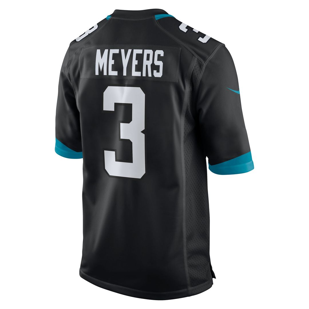 Jacksonville Jaguars Jakobi Meyers Nike Teal Team Game Jersey product image 13, provided for visual reference and product