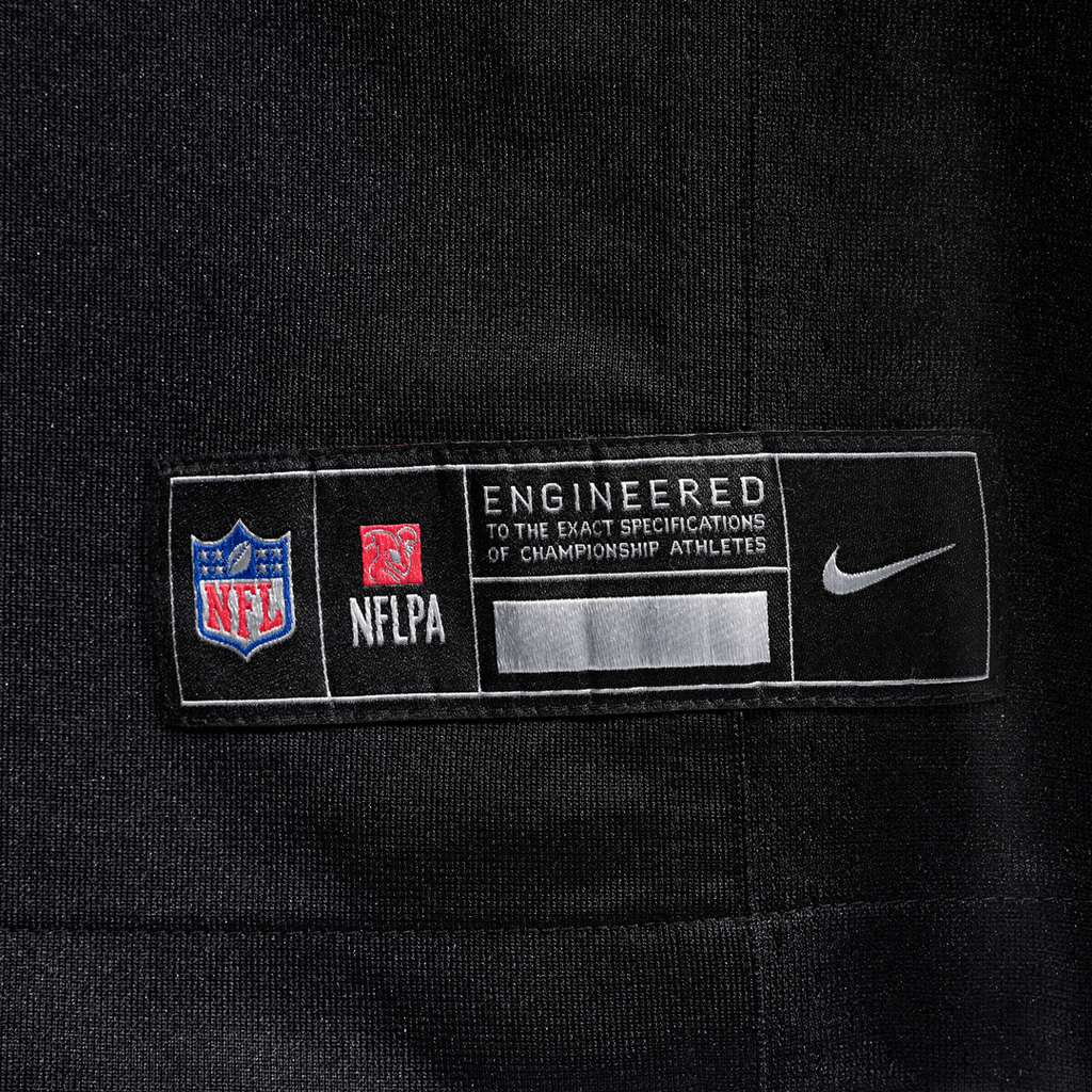 Pittsburgh Steelers Derrick Harmon Nike Black Game Player Jersey product image 6, provided for visual reference and product