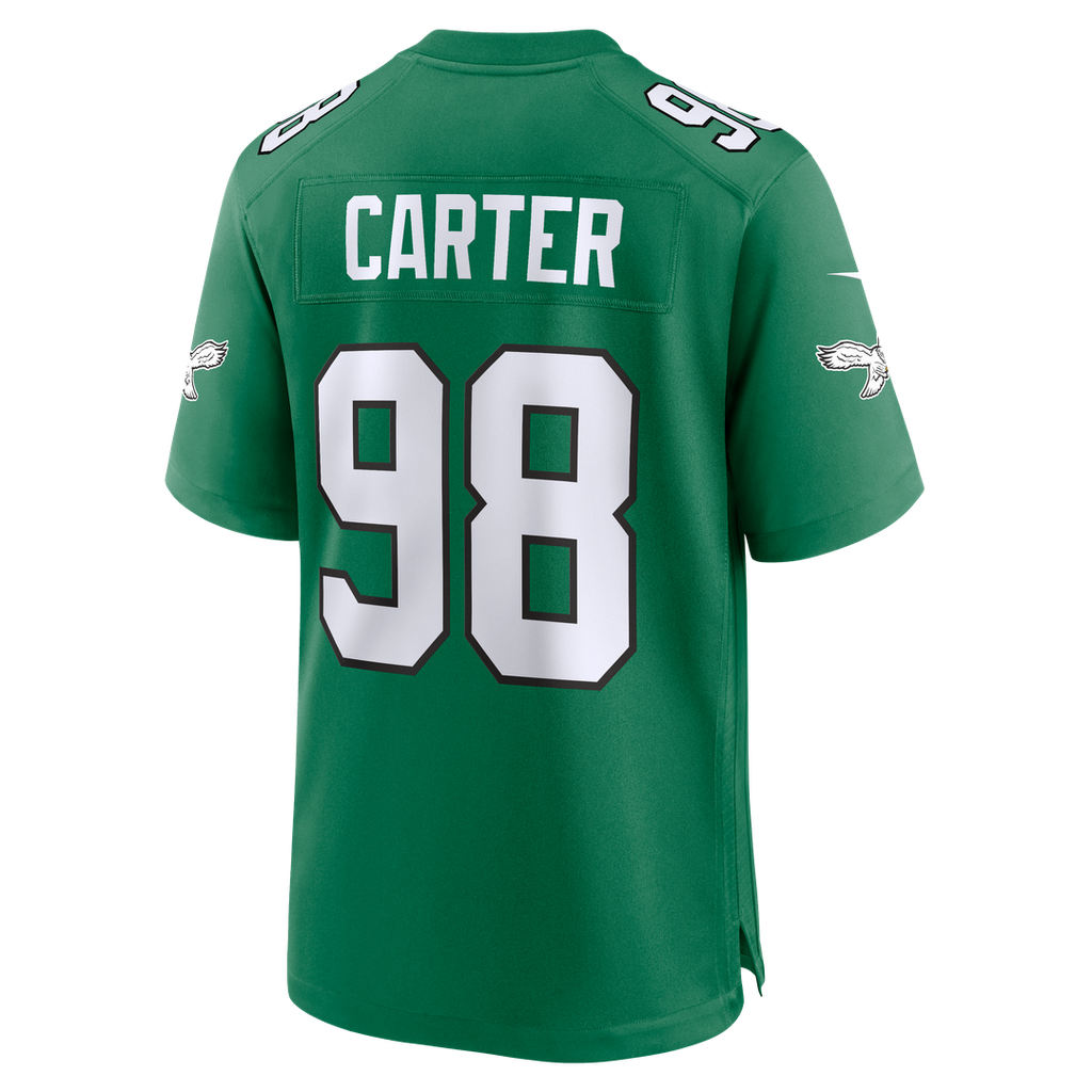 Philadelphia Eagles Jalen Carter Nike White Game Jersey product image 13, provided for visual reference and product detail