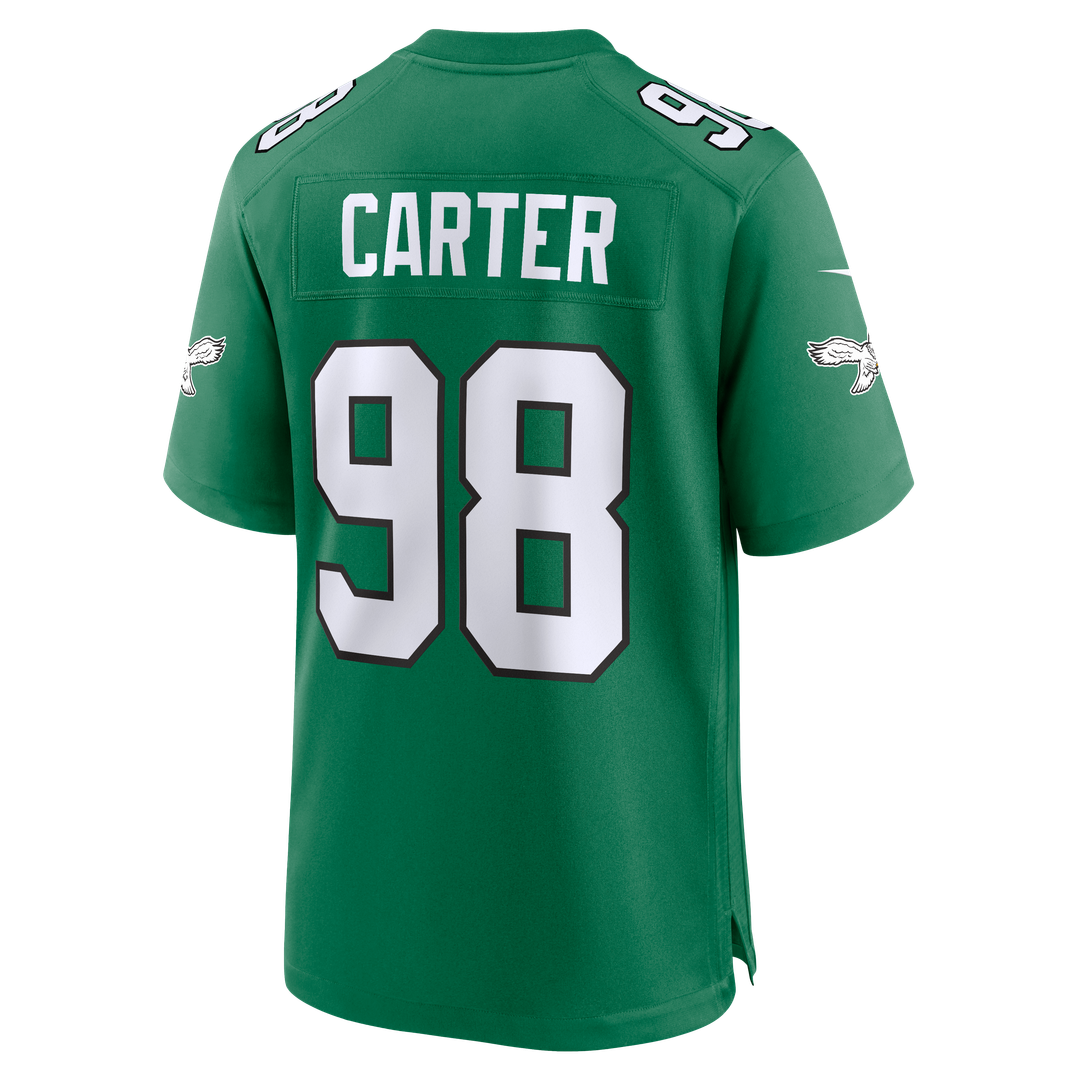 Philadelphia Eagles Jalen Carter Nike White Game Jersey product image 13, provided for visual reference and product detail
