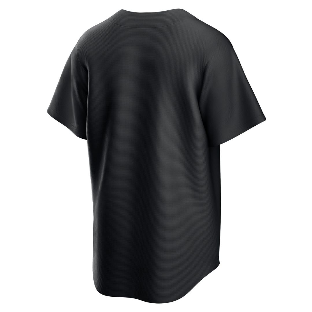 Cleveland Guardians Nike Black Replica Jersey product image 3, provided for visual reference and product detail review