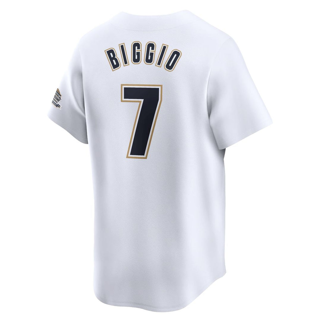 Houston Astros Craig Biggio Nike White Throwback Cooperstown Collection Limited Jersey product image 3, provided for visual