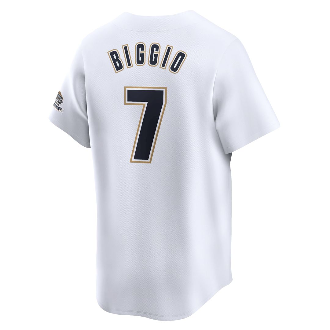 Houston Astros Craig Biggio Nike White Throwback Cooperstown Collection Limited Jersey product image 3, provided for visual