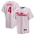 Philadelphia Phillies Luis Arraez Nike White Home Replica Jersey product image 1, provided for visual reference and product