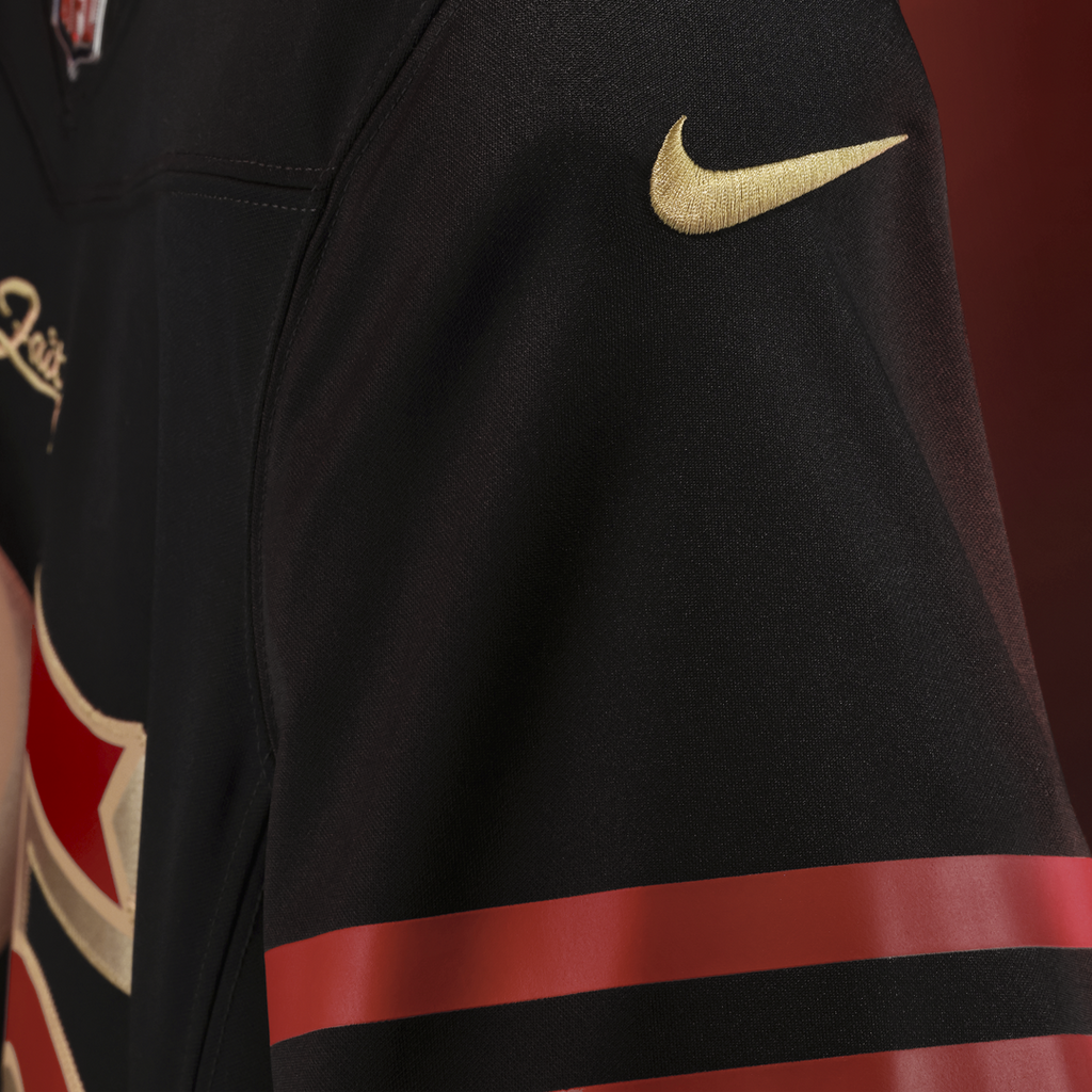 San Francisco 49ers Brock Purdy Nike Black Rivalries Collection Stitched Limited Jersey product image 12, provided for