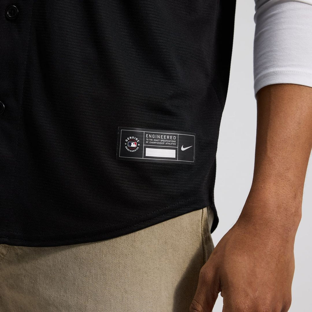 Pittsburgh Pirates Nike Black Alternate Replica Team Jersey product image 7, provided for visual reference and product