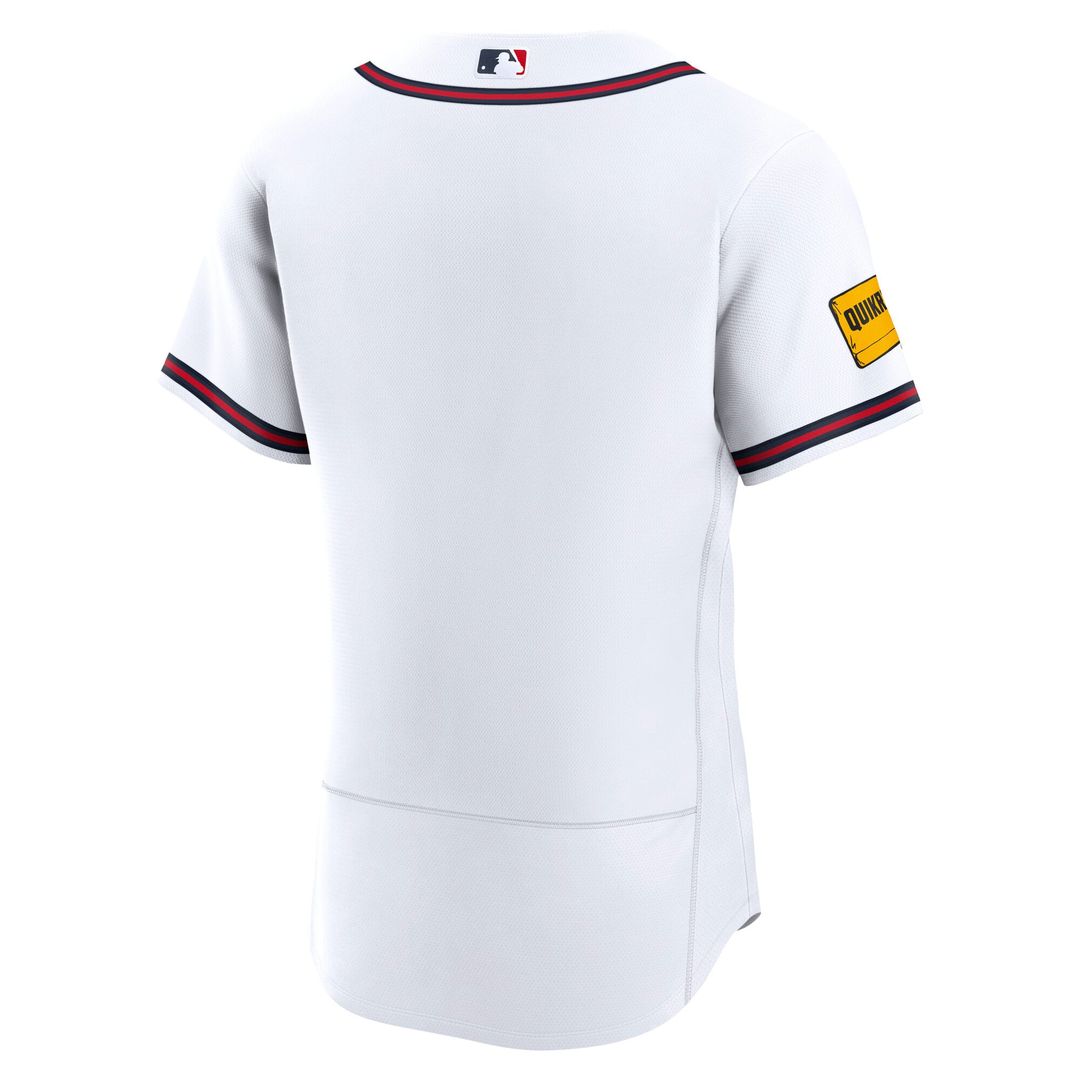 Atlanta Braves Nike White Home Sponsor Patch Authentic Jersey product image 3, provided for visual reference and product