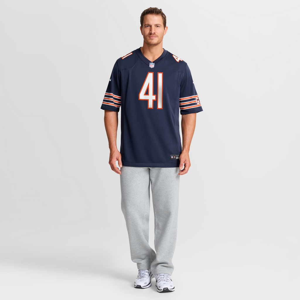 Chicago Bears Brian Piccolo Nike Navy Game Retired Player Jersey product image 7, provided for visual reference and product