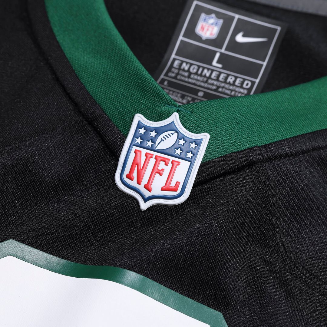 New York Jets David Bailey Nike Green Team Game Jersey product image 16, provided for visual reference and product detail