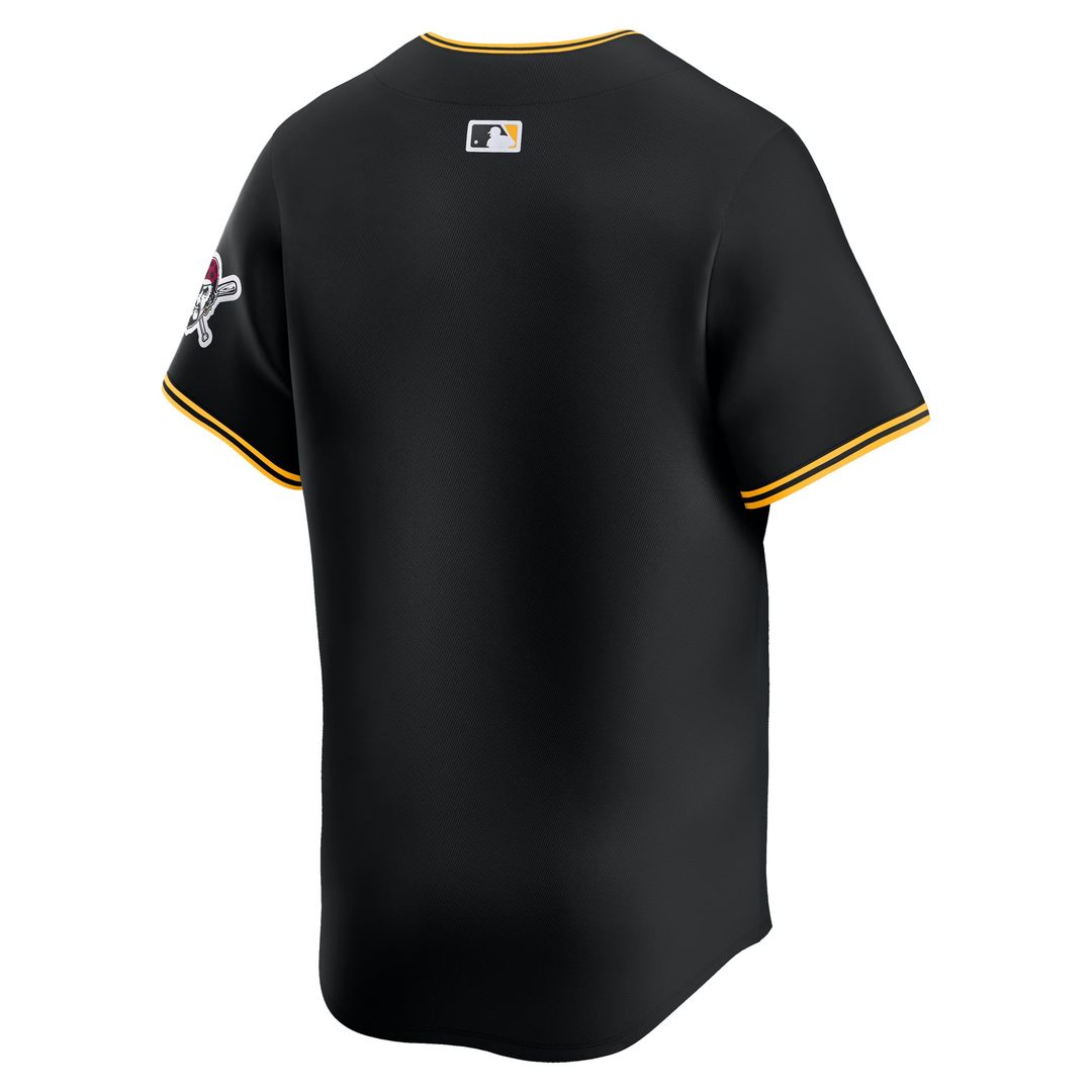 Pittsburgh Pirates Nike Black Alternate Limited Jersey product image 3, provided for visual reference and product detail