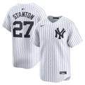 New York Yankees Giancarlo Stanton Nike White Home Limited Player Jersey product image 1, provided for visual reference and