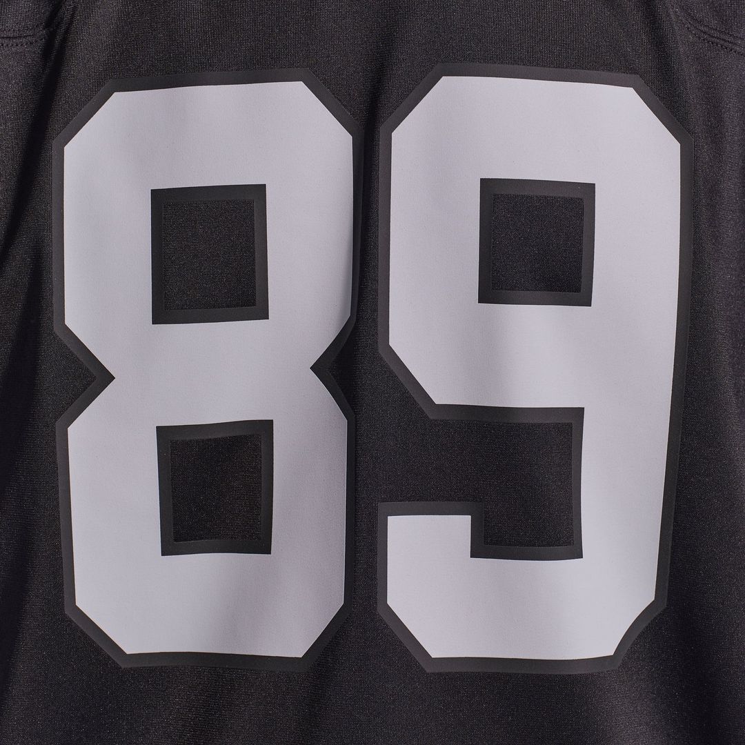 Las Vegas Raiders Brock Bowers Nike Black Player Game Jersey product image 11, provided for visual reference and product