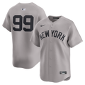 New York Yankees Aaron Judge Nike Gray Road Limited Player Jersey product image 1, provided for visual reference and product