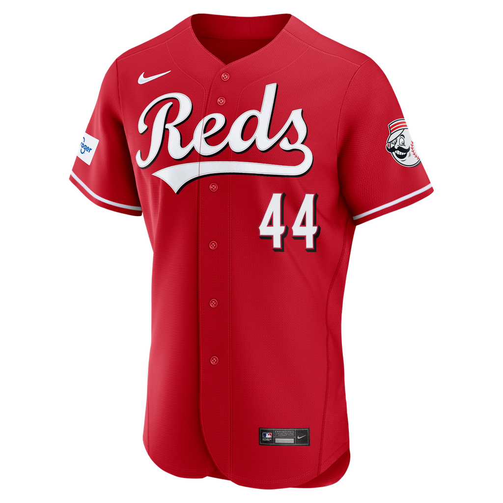 Cincinnati Reds Elly De La Cruz Nike Red Alternate Authentic Sponsor Patch Jersey product image 2, provided for visual