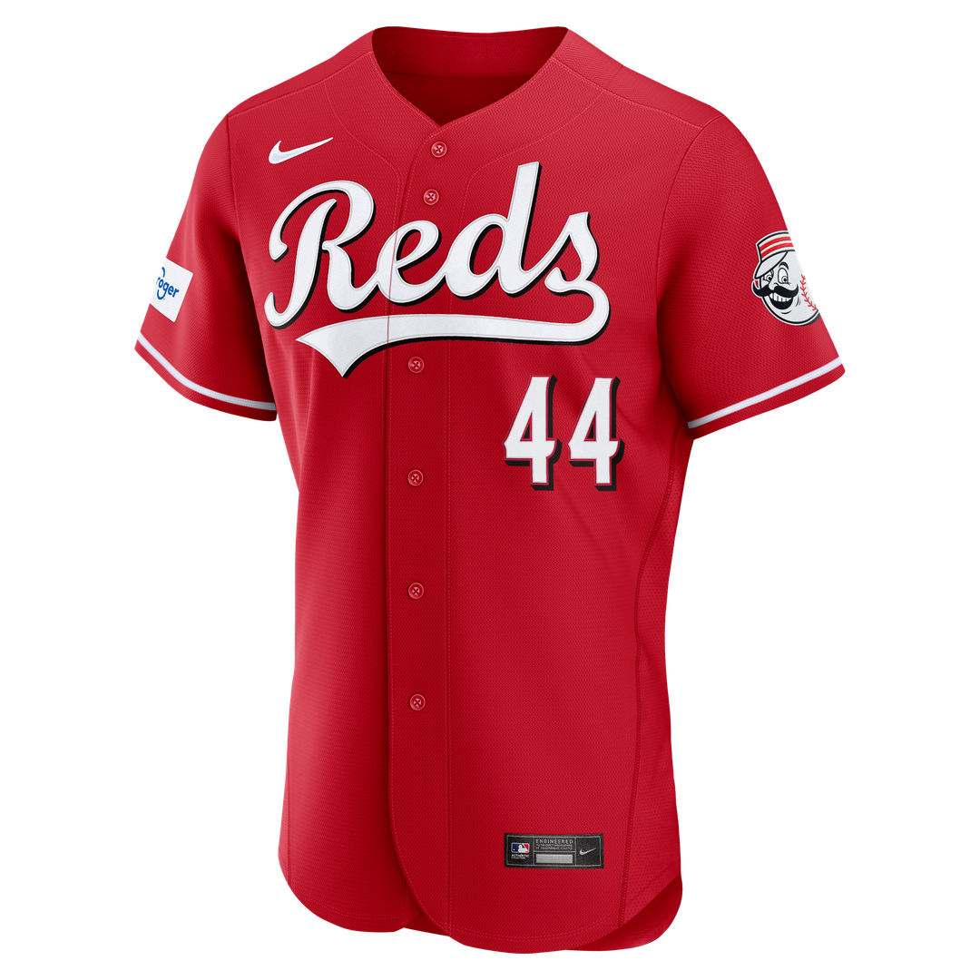 Cincinnati Reds Elly De La Cruz Nike Red Alternate Authentic Sponsor Patch Jersey product image 2, provided for visual