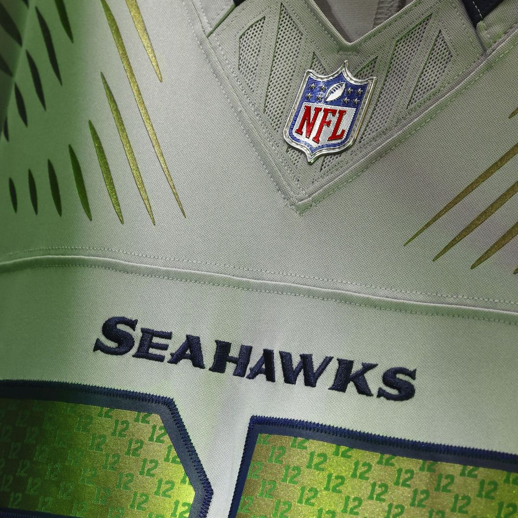 Seattle Seahawks Jaxon Smith-Njigba Nike Gray Rivalries Collection Stitched Limited Jersey product image 4, provided for