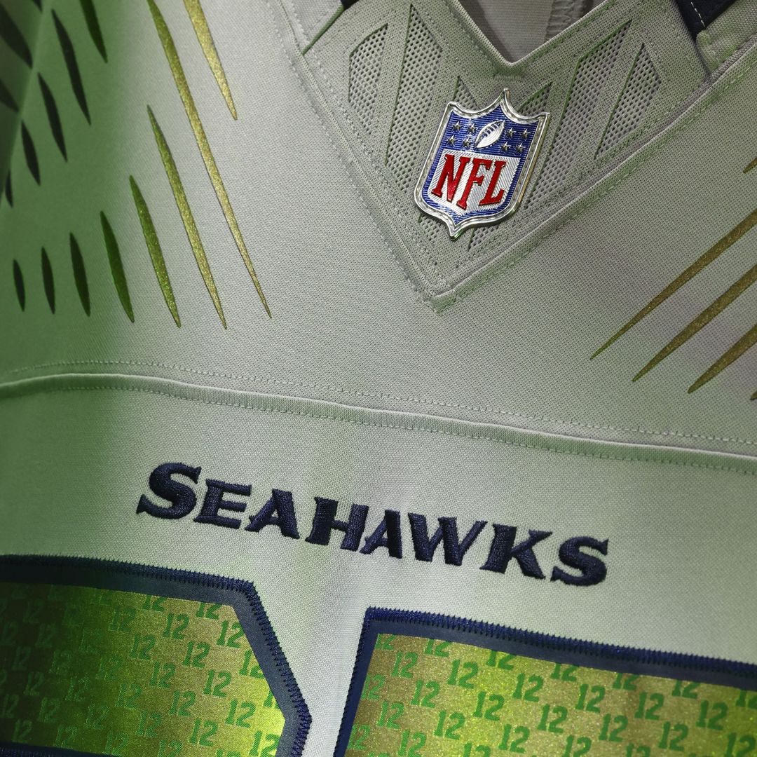 Seattle Seahawks Jaxon Smith-Njigba Nike Gray Rivalries Collection Stitched Limited Jersey product image 4, provided for