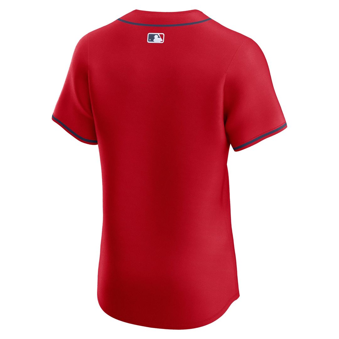 Atlanta Braves Nike White Home Elite Jersey product image 9, provided for visual reference and product detail review