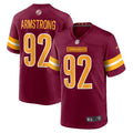 Washington Commanders Dorance Armstrong Nike Burgundy Game Jersey product image 1, provided for visual reference and product