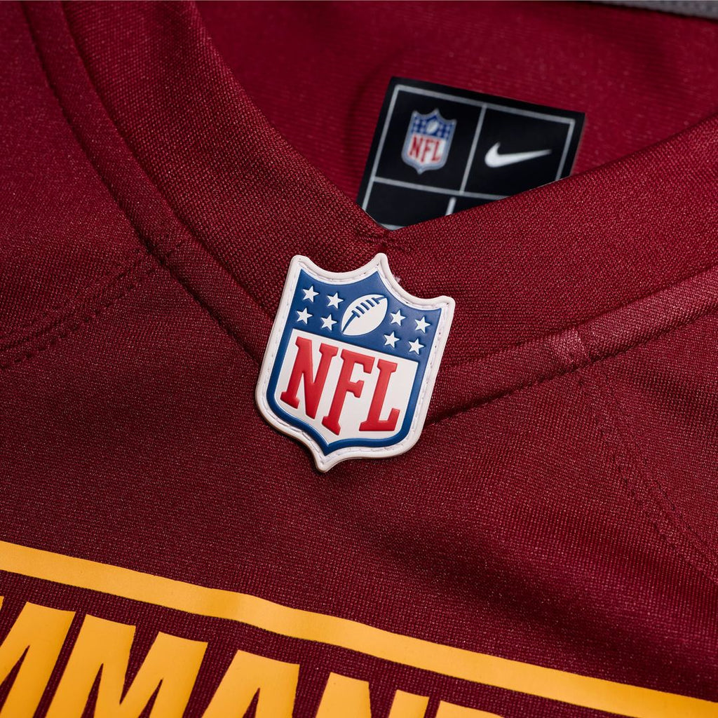 Washington Commanders Deatrich Wise Jr. Nike Burgundy Team Game Jersey product image 4, provided for visual reference and