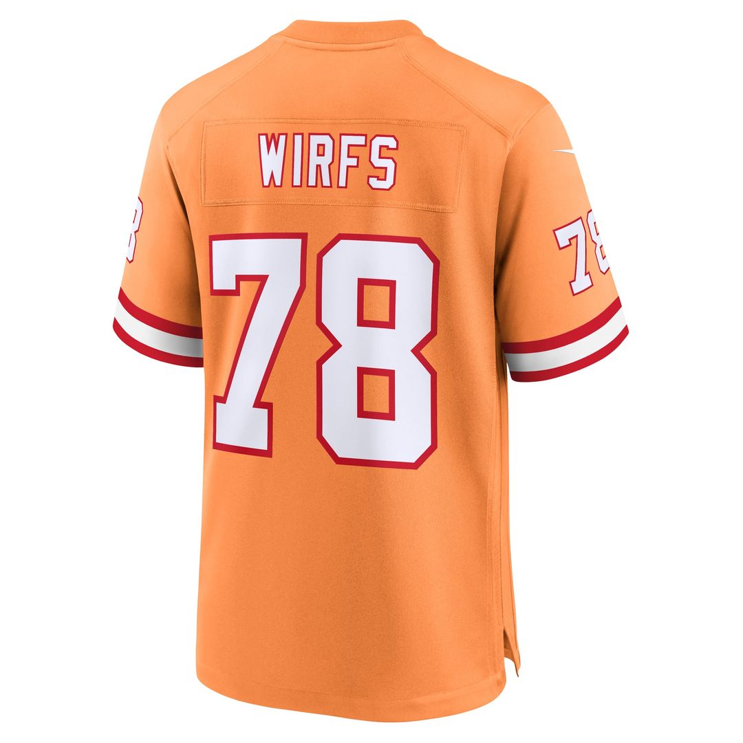 Tampa Bay Buccaneers Tristan Wirfs Nike Red Player Game Jersey product image 19, provided for visual reference and product