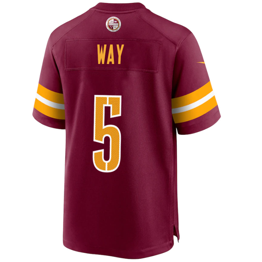 W.Commanders #5 Tress Way Player Burgundy Home Game product image 1