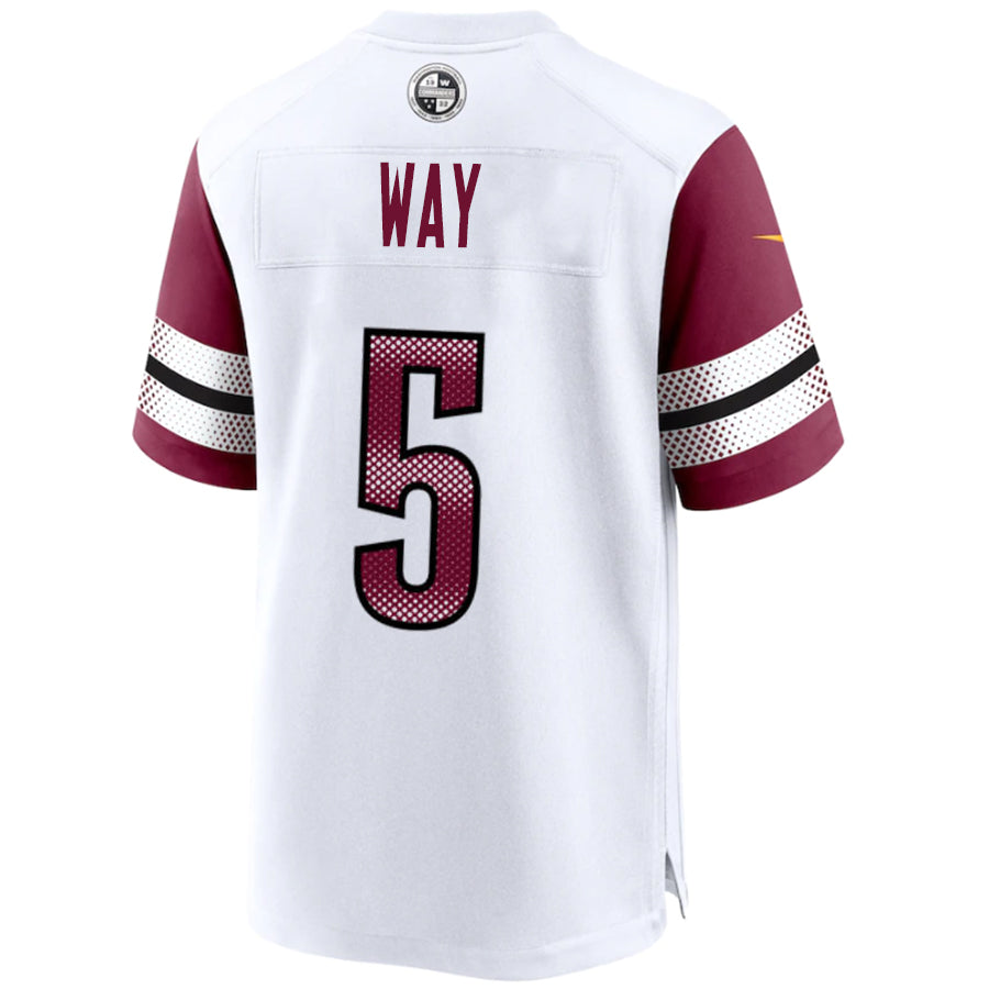 W.Commanders #5 Tress Way Player White Home Game Football product image 1